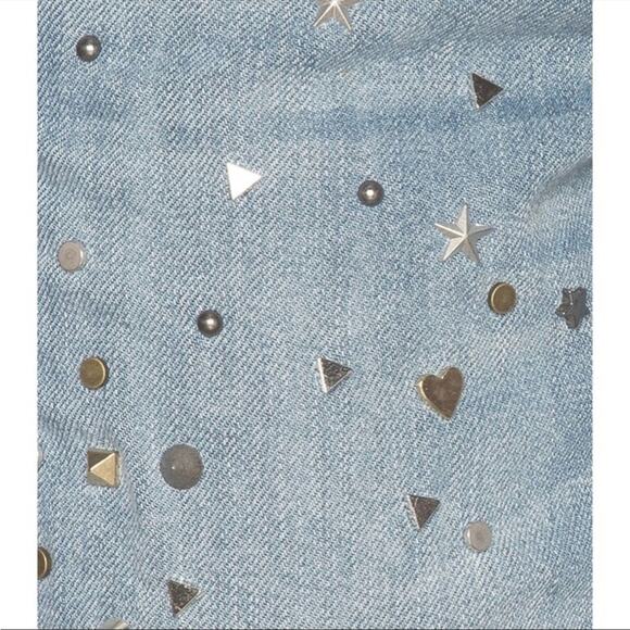 Blank NYC Studded Crop Girlfriend Denim | 28 - Picture 7 of 7
